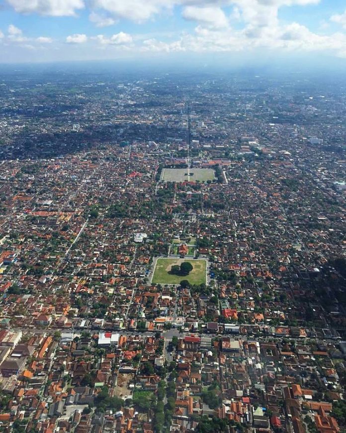 kota jogja dari udara