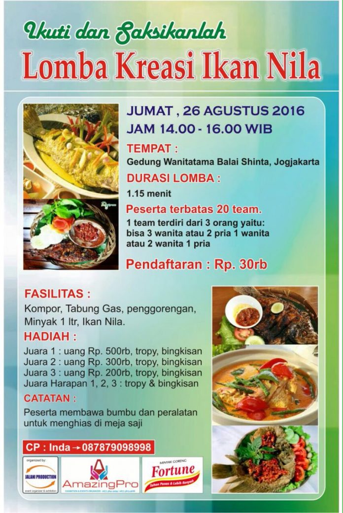 lomba kreasi ikan nila