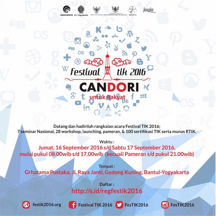 Festival TIK 2016 'CANDORI Untuk Rakyat'