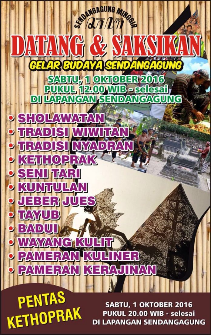 gelar budaya sendangagung