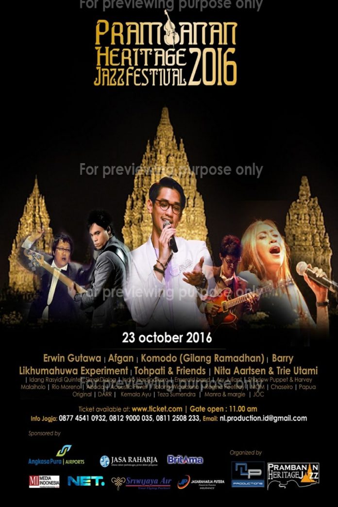 Prambanan Heritage Jazz Festival 2016