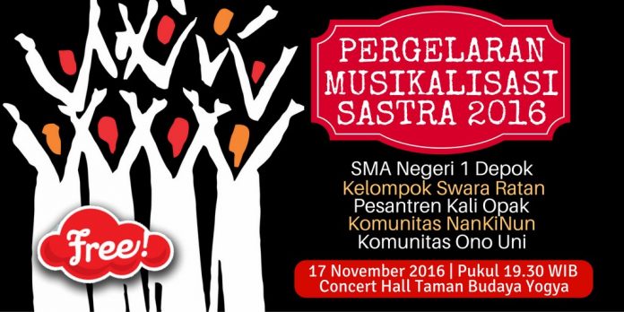 pergelaran musikalisasi sastra