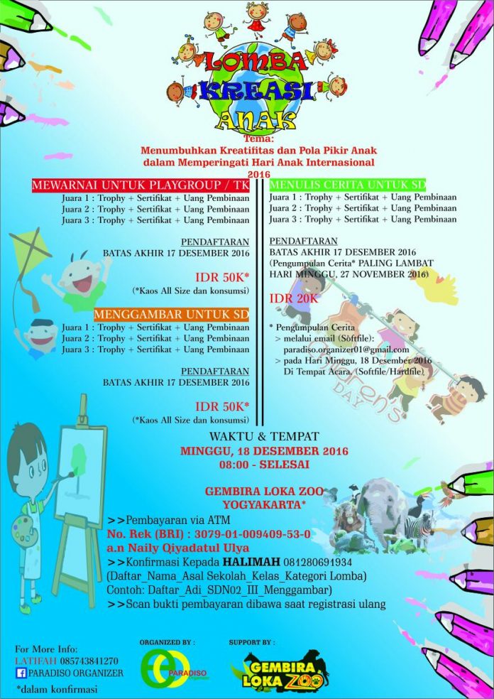 lomba kreasi anak