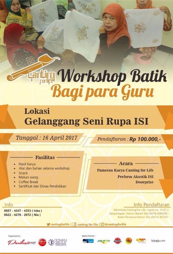 workshop batik bagi para guru