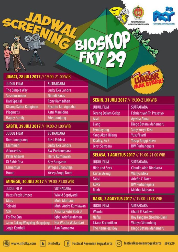 jadwal screening bioskop