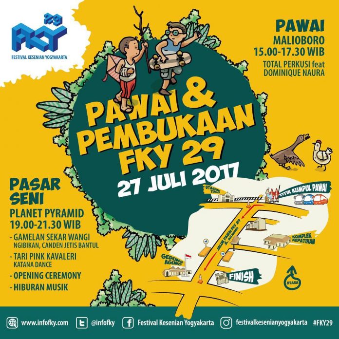 pawai dan pembukaan fky