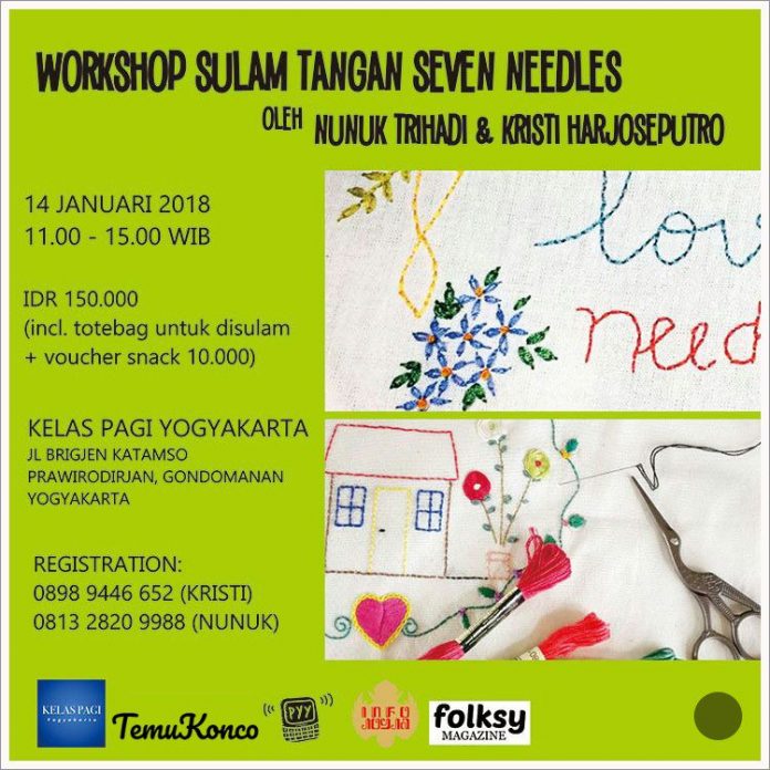 workshop sulam tangan