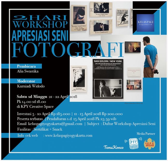 workshop apresiasi seni fotografi