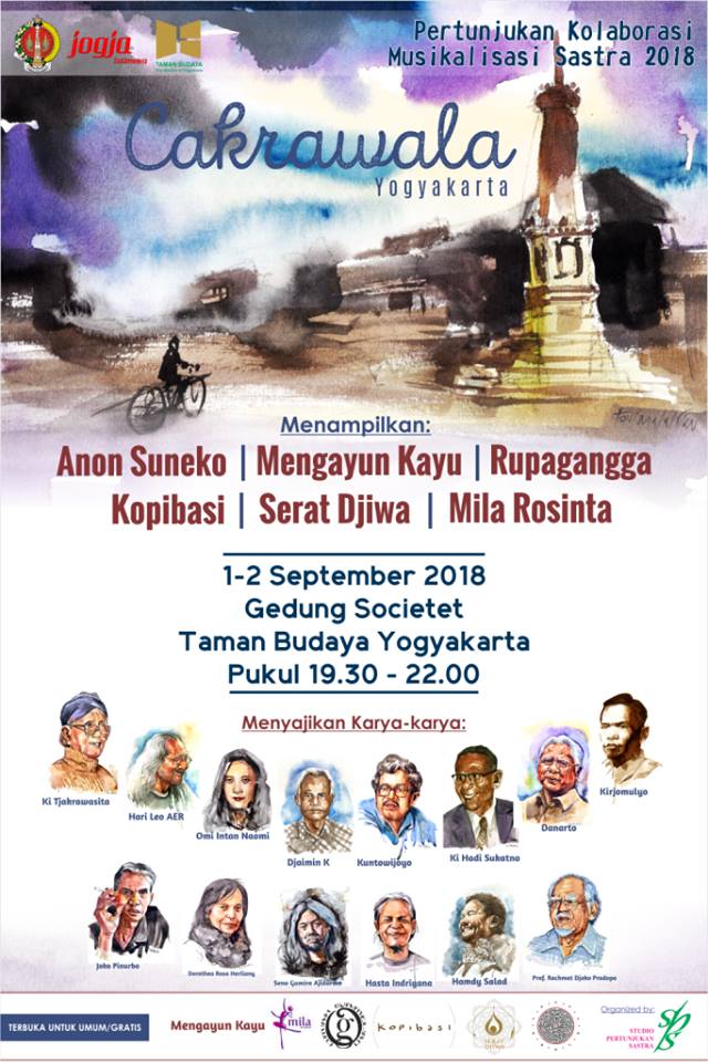Pertunjukan Kolaborasi Musikalisasi Sastra