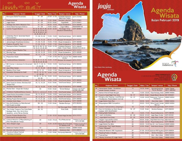 Agenda Wisata Februari