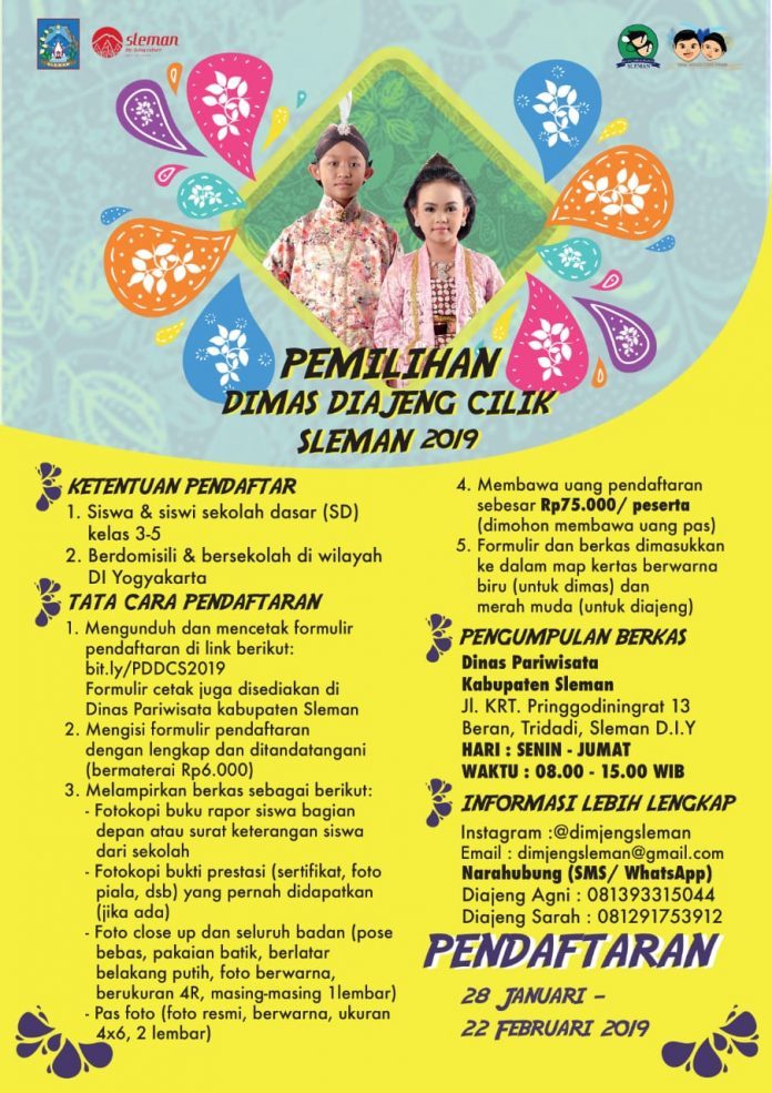 Pemilihan Dimas & Diajeng Cilik Sleman