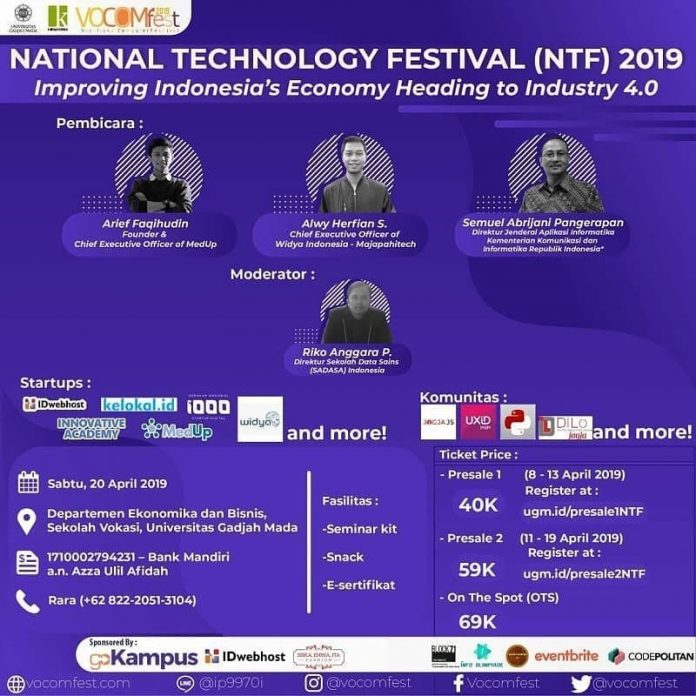National Technology Festival (NTF) 2019