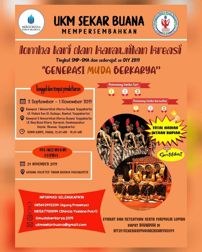 Lomba Tari dan Karawitan Kreasi