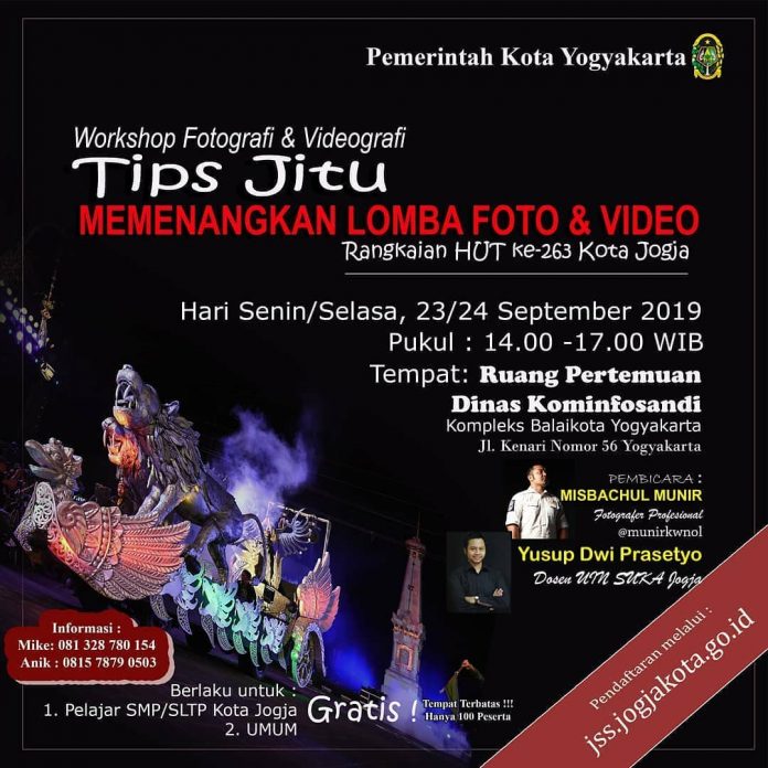 Workshop Fotografi dan Videografi