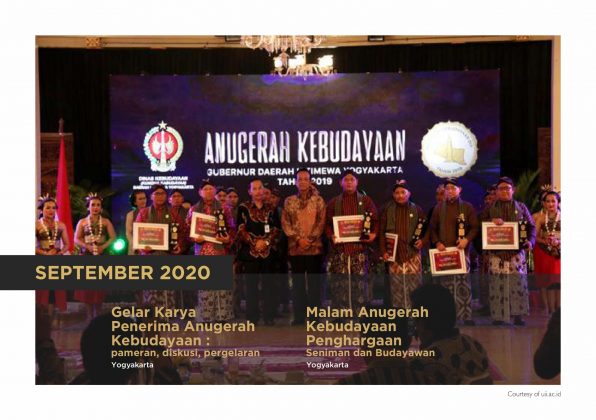 Kalender Agenda Budaya DIY tahun 2020