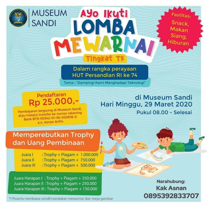 Lomba Mewarnai Tingkat TK