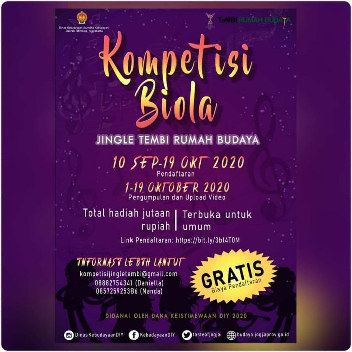 Kompetisi Biola Jingle Tembi Rumah Budaya