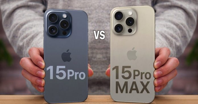 Iphone 15 pro vs 15 pro max